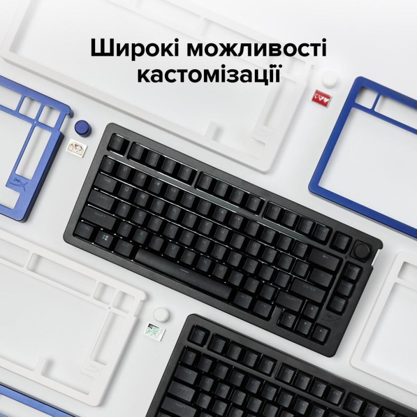 Клавиатура HyperX Alloy Rise 75 Black (91Y91AA) (UA)  Фото №6