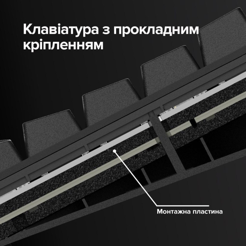 Клавиатура HyperX Alloy Rise 75 Black (91Y91AA) (UA)  Фото №7