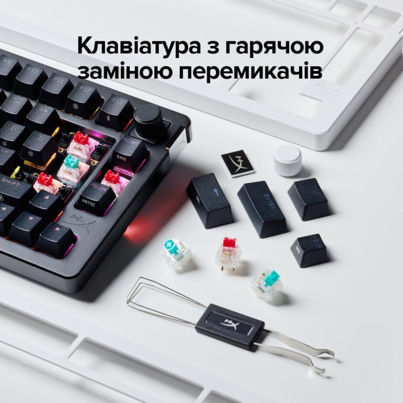 Клавиатура HyperX Alloy Rise 75 Black (91Y91AA) (UA)  Фото №8