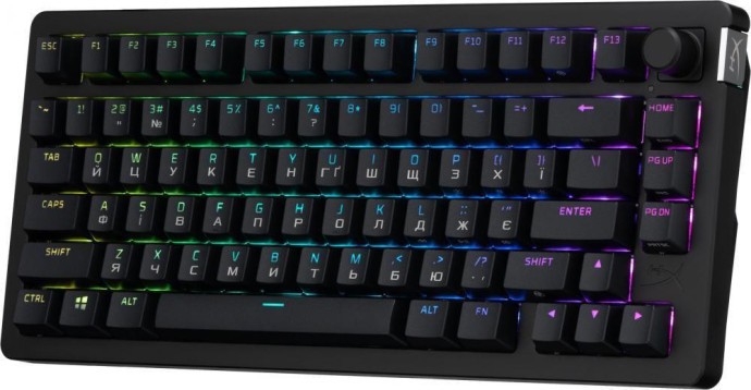 Клавиатура HyperX Alloy Rise 75 Black (91Y91AA) (UA)  Фото №0