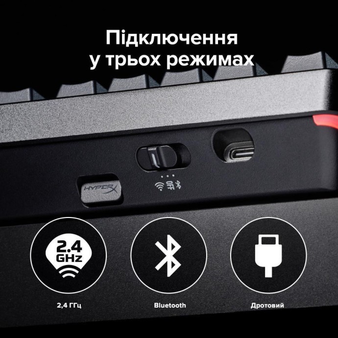 Клавиатура HyperX Alloy Rise 75 Black (91Y91AA) (UA)  Фото №5