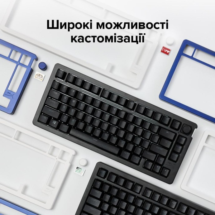 Клавиатура HyperX Alloy Rise 75 Black (91Y91AA) (UA)  Фото №6