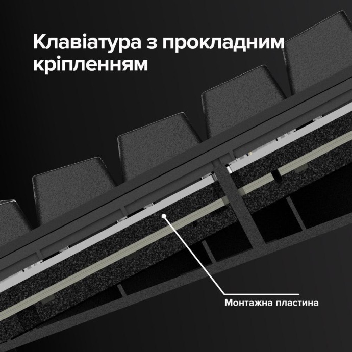 Клавиатура HyperX Alloy Rise 75 Black (91Y91AA) (UA)  Фото №7