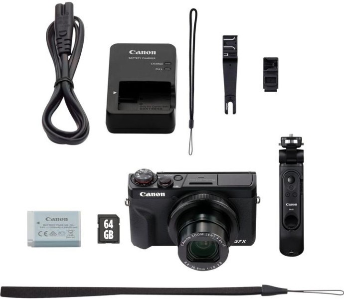 Компактний фотоапарат Canon PowerShot G7 X Mark III Black VLogger Kit (3637C029)  Фото №9