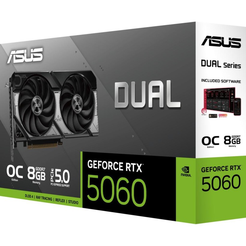 Відеокарта ASUS GeForce RTX5060 8Gb DUAL OC (DUAL-RTX5060-O8G)  Фото №5