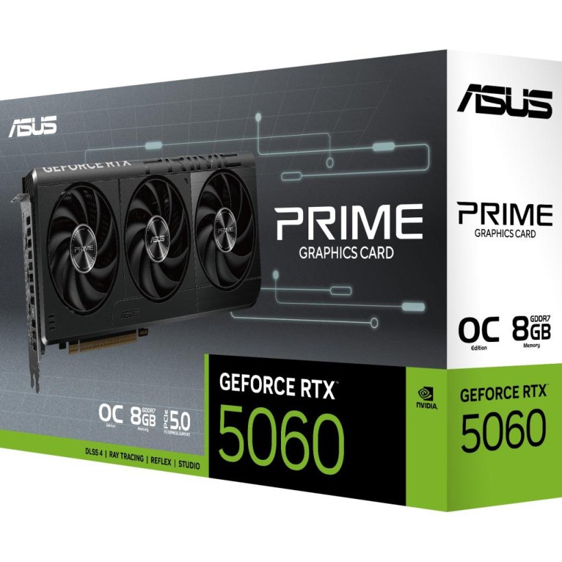 Відеокарта ASUS GeForce RTX5060 8Gb PRIME OC (PRIME-RTX5060-O8G) (UA)  Фото №7