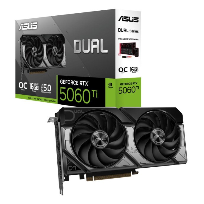 Видеокарта ASUS GeForce RTX5060Ti 16Gb DUAL OC (DUAL-RTX5060TI-O16G) (UA)  Фото №6