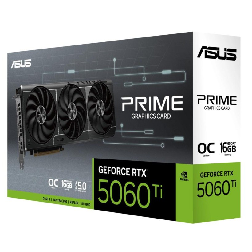 Відеокарта ASUS GeForce RTX5060Ti 16Gb PRIME OC (PRIME-RTX5060TI-O16G) (UA)  Фото №8