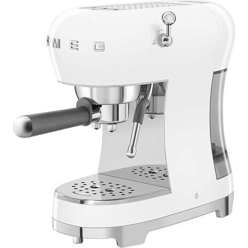 Рожковая кофеварка эспрессо SMEG ECF02WHEU  Фото №0