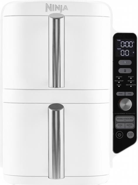 Мультипіч (аерофритюрниця) NINJA Double Stack XL 2-Level Air Fryer 9.5L (SL400EUWH)