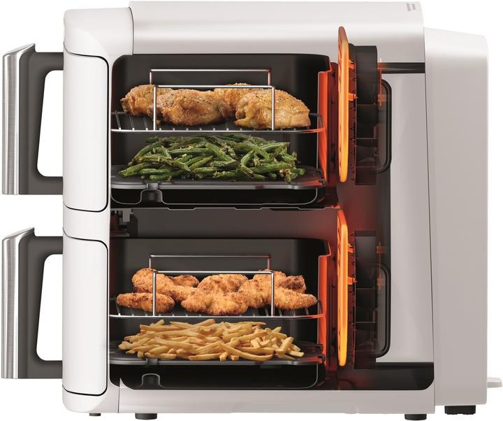 Мультипіч (аерофритюрниця) NINJA Double Stack XL 2-Level Air Fryer 9.5L (SL400EUWH)  Фото №4