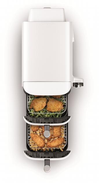 Мультипіч (аерофритюрниця) NINJA Double Stack XL 2-Level Air Fryer 9.5L (SL400EUWH)  Фото №3