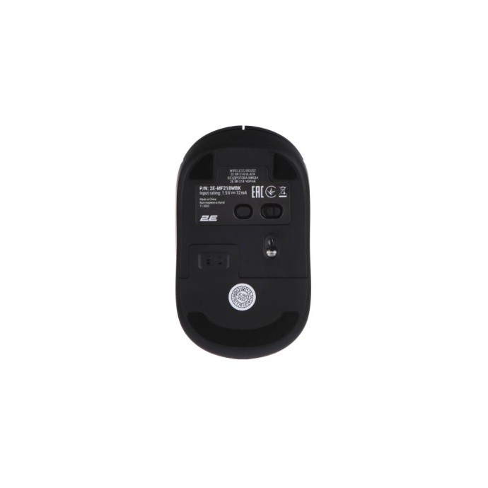 Мишка 2E MF218 Silent Wireless/Bluetooth Black (2E-MF218WBK) (UA)  Фото №6