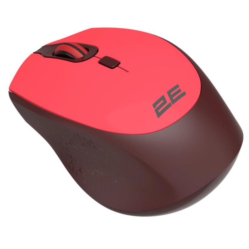 Мышка 2E MF220 Wireless Red (2E-MF220WR) (UA)  Фото №1