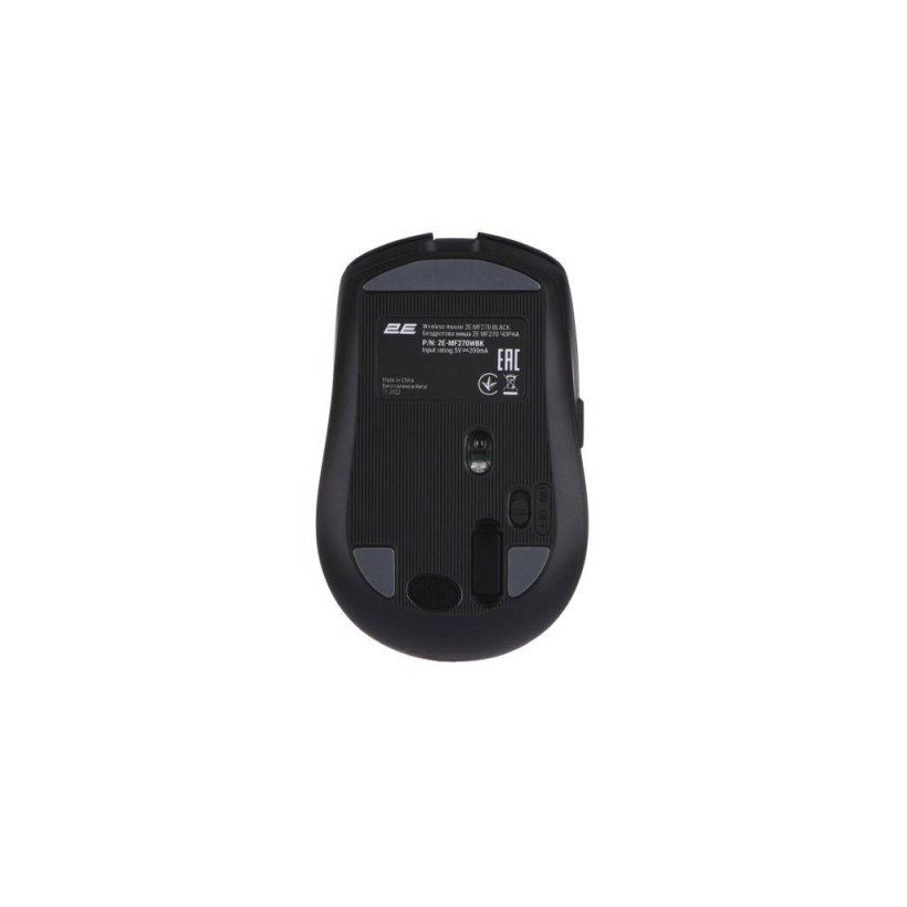 Мишка 2E MF270 Silent Rechargeable Wireless Black (2E-MF270WBK.) (UA)  Фото №6