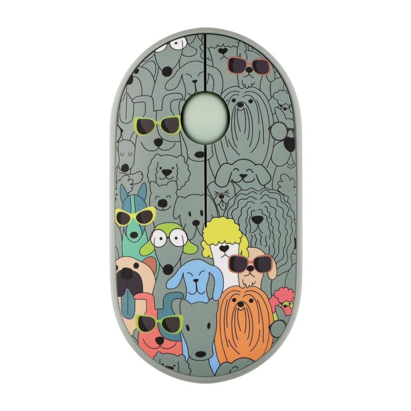 Мишка 2E MF300 PETSDOGS Silent Wireless/Bluetooth Green (2E-MF300WPETSGN) (UA)