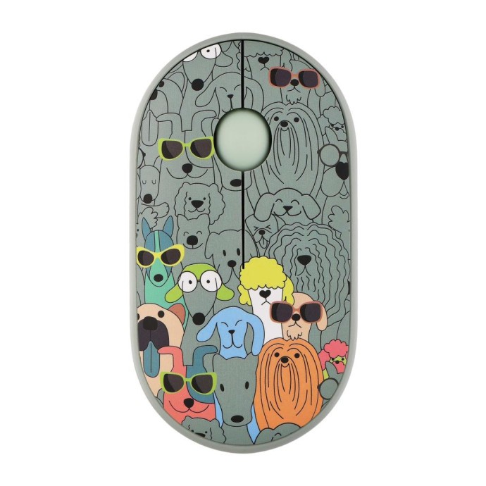 Мишка 2E MF300 PETSDOGS Silent Wireless/Bluetooth Green (2E-MF300WPETSGN) (UA)