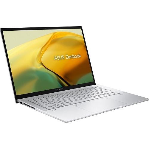Ноутбук ASUS ZenBook 14 UX3402VA Foggy Silver (UX3402VA-KP695, 90NB10G6-M012J0)  Фото №1