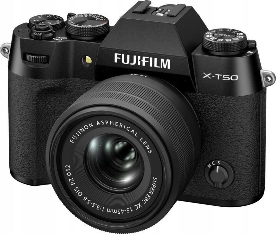 Бездзеркальний фотоапарат Fujifilm X-T50 kit 15-45mm f/3,5-5,6 Black (16828741)
