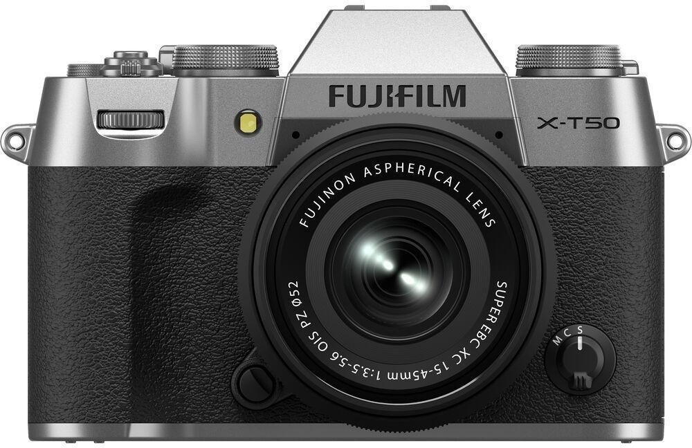 Бездзеркальний фотоапарат Fujifilm X-T50 kit 15-45mm f/3,5-5,6 Silver (16828832)