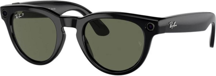 Смарт-окуляри Ray-Ban Meta Headliner Shiny Black Frame/Green Lenses (RW4009F 601/9A 50-23)