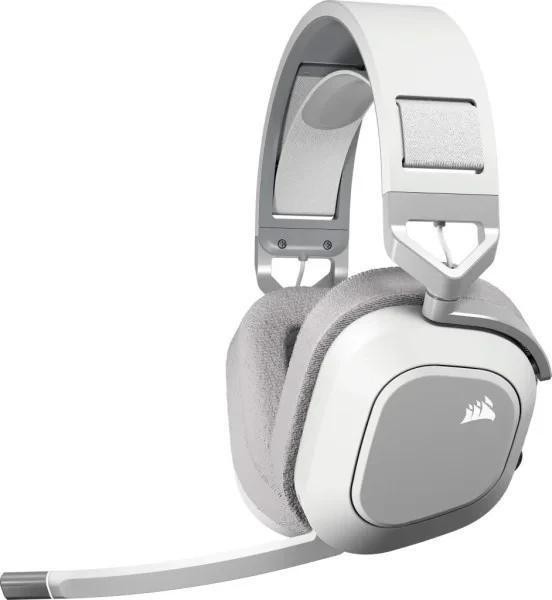 Наушники с микрофоном Corsair HS80 MAX WIRELESS White (CA-9011296)  Фото №0