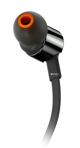 Навушники з мікрофоном JBL T210 Black (JBLT210BLK)  Фото №2