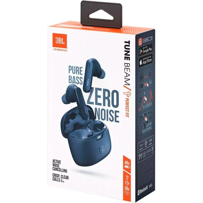 Навушники TWS JBL Tune Beam Blue (JBLTBEAMBLU)  Фото №6