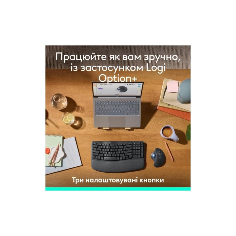 Трекбол Logitech Ergo M575S Graphite (910-007029)  Фото №3