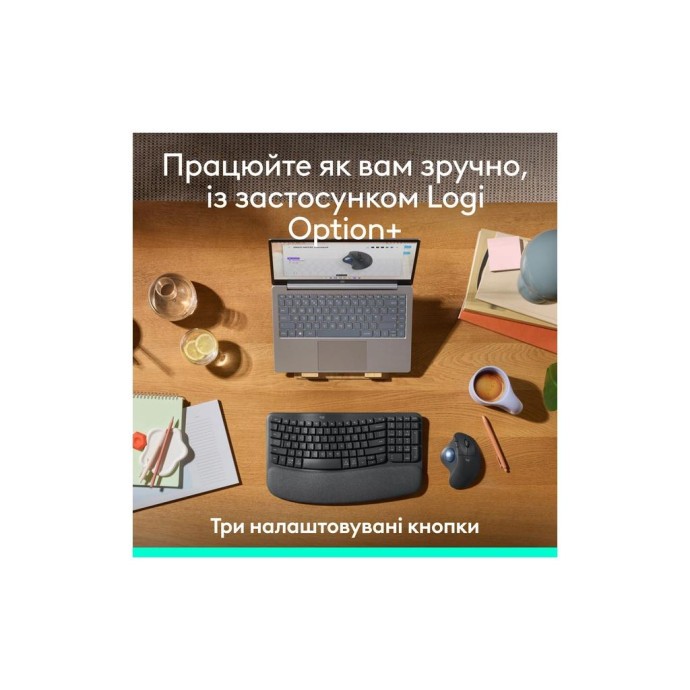 Трекбол Logitech Ergo M575S Graphite (910-007029)  Фото №3