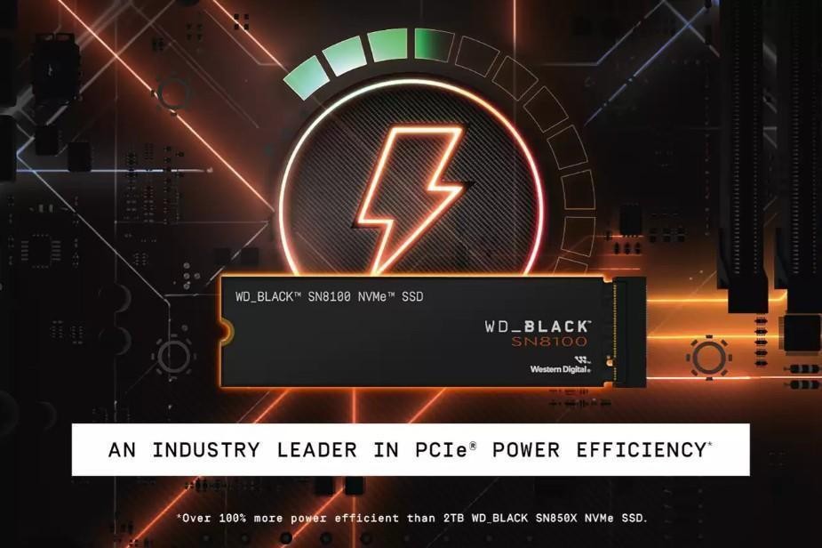 SSD накопитель WD BLACK SN8100 1 TB (WDS100T1X0M WDC)  Фото №2