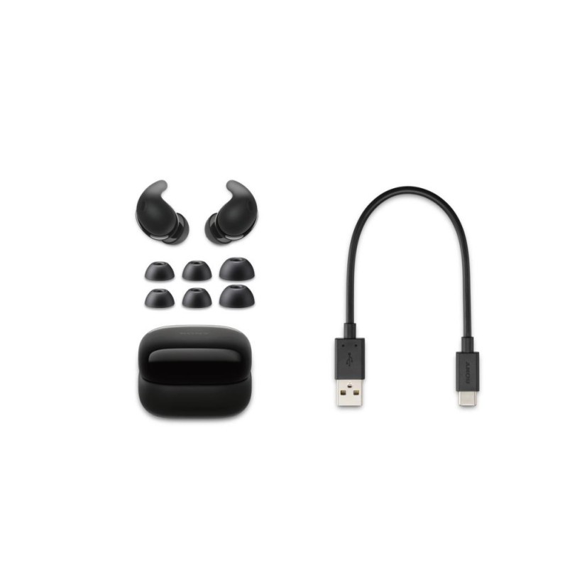 Наушники TWS Sony Linkbuds Fit Black (WFLS910NB.CE7)  Фото №3