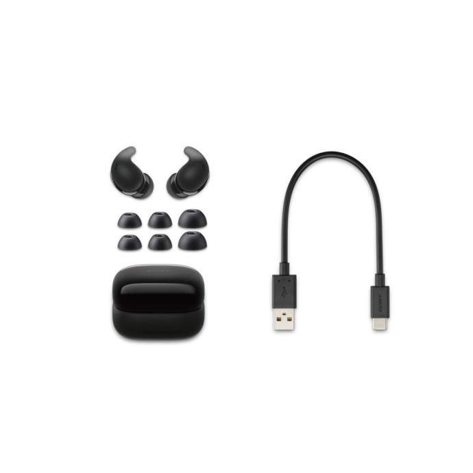 Наушники TWS Sony Linkbuds Fit Black (WFLS910NB.CE7)  Фото №3