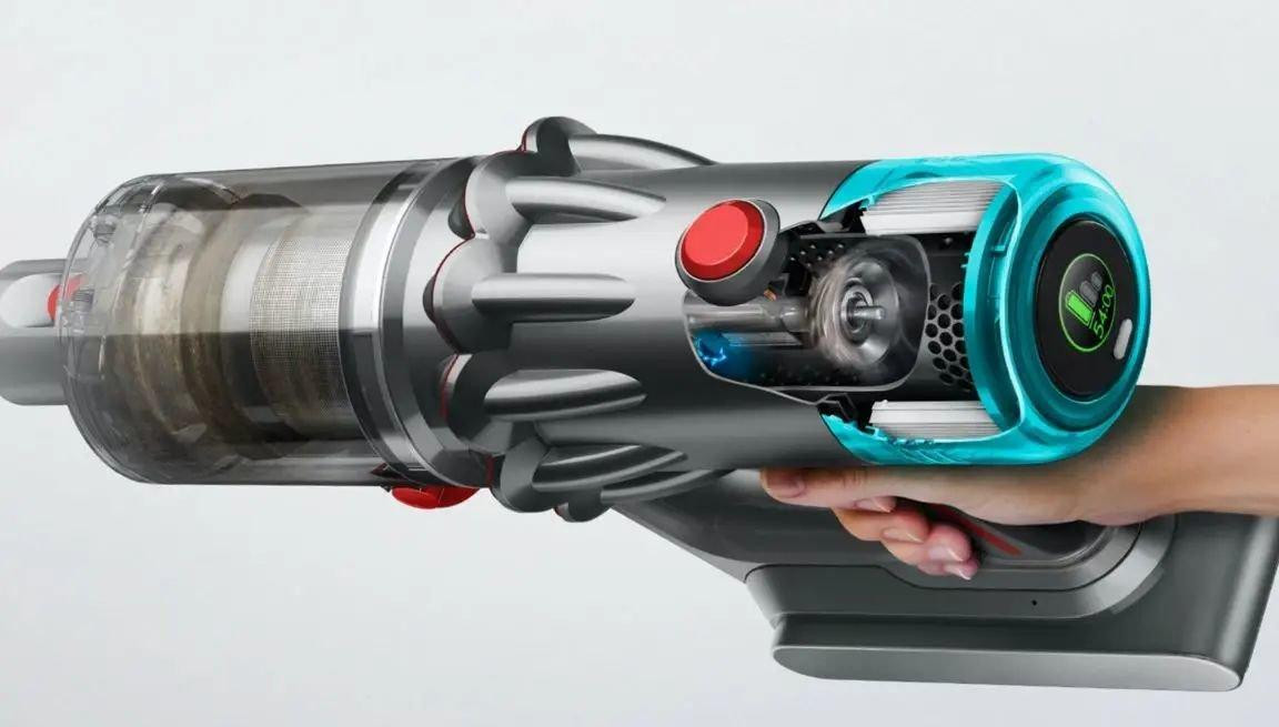 Вертикальний + ручний пилосос (2в1) Dyson V12 Origin Nickel (492711-01)  Фото №0