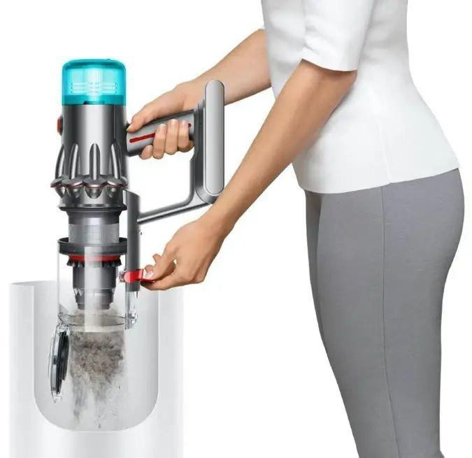 Вертикальний + ручний пилосос (2в1) Dyson V12 Origin Nickel (492711-01)  Фото №3