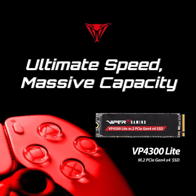 SSD накопитель PATRIOT Viper VP4300 Lite 1 TB (VP4300L1TBM28H)  Фото №10