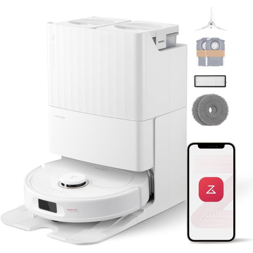 Робот-пылесос с влажной уборкой RoboRock Q Revo Pro White (QRP02-00)  Фото №4