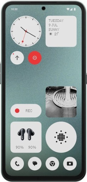 Смартфон CMF by Nothing Phone 1 8/128GB Light Green (Global EU)  Фото №5