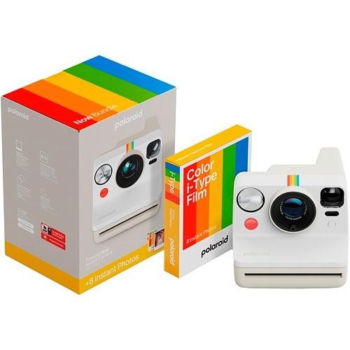 Фотокамера миттєвого друку Polaroid Now Gen 3 E-box Pebble White (006561)