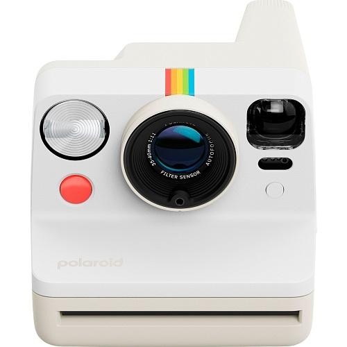 Фотокамера миттєвого друку Polaroid Now Gen 3 E-box Pebble White (006561)  Фото №0