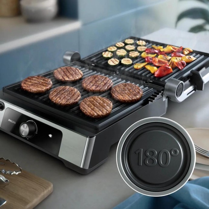 Электрогриль прижимной Philips Series 5000 HD6301/90  Фото №2