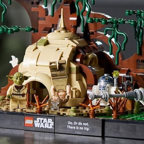 Блочный конструктор LEGO Star Wars Диорама тренировка Джедая на Дагобе (75330)  Фото №4
