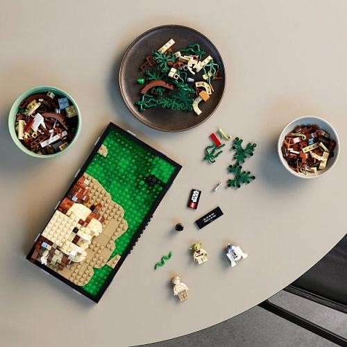 Блочный конструктор LEGO Star Wars Диорама тренировка Джедая на Дагобе (75330)  Фото №6