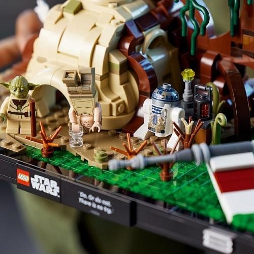 Блочный конструктор LEGO Star Wars Диорама тренировка Джедая на Дагобе (75330)  Фото №3