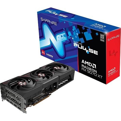 Відеокарта Sapphire Radeon RX 9070 XT 16GB PULSE (11348-03) (UA)  Фото №0