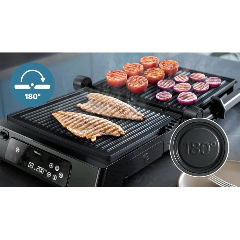 Электрогриль прижимной Philips Series 7000 HD6307/70 (UA)  Фото №5