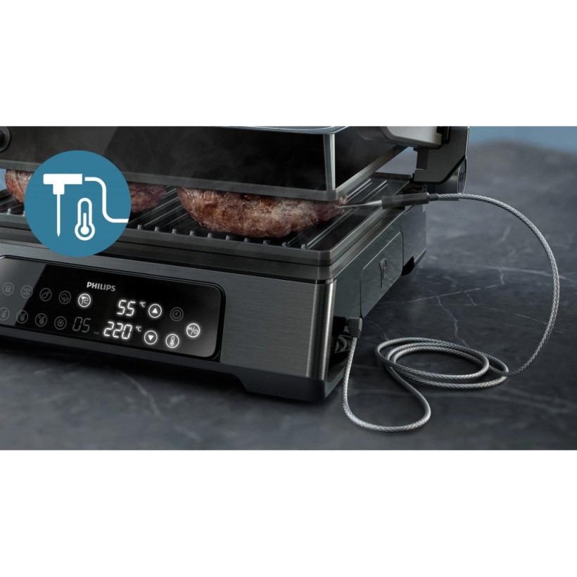 Электрогриль прижимной Philips Series 7000 HD6307/70 (UA)  Фото №9