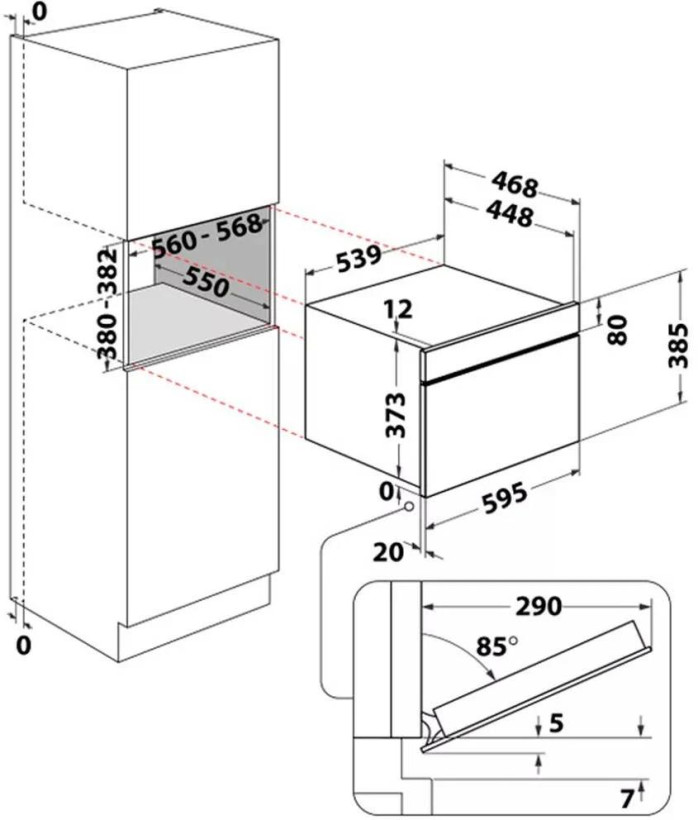 Микроволновка с грилем Whirlpool WMD44MB  Фото №1