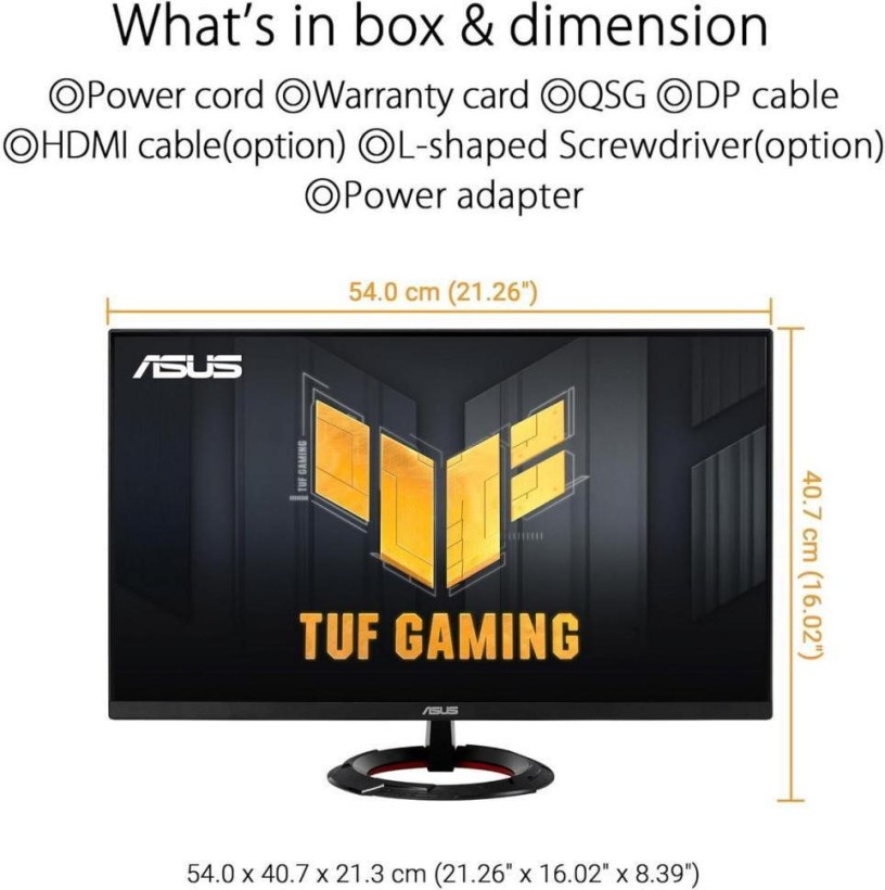 Монитор ASUS TUF Gaming VG249Q3R (90LM0AE1-B01E70)  Фото №4