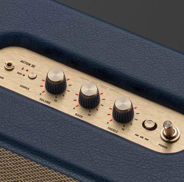 Моноблочная акустическая система Marshall Acton III Midnight Blue (1008130)  Фото №1